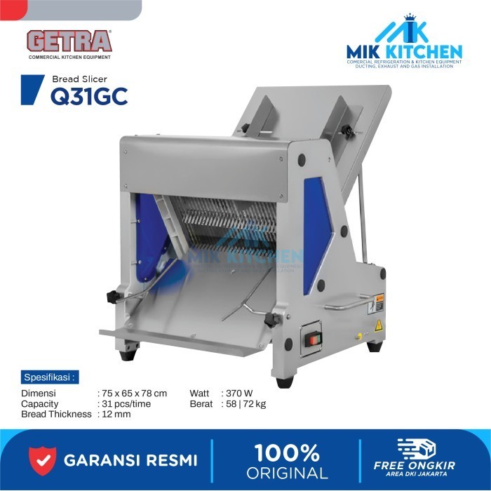 GETRA BREAD SLICER - Q31 - MESIN PENGIRIS ROTI