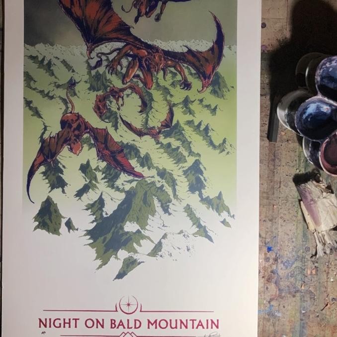 

Artprint Poster Night On Bald Mountain by MORRGTH