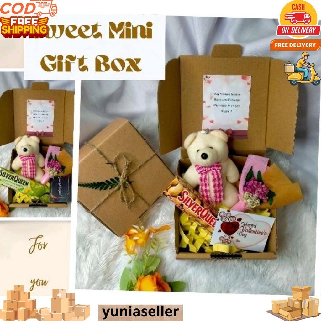 

Sweet Mini Gift Box/ Hampers Coklat Valentine/ Kado Ulang Tahun Dll D Sale