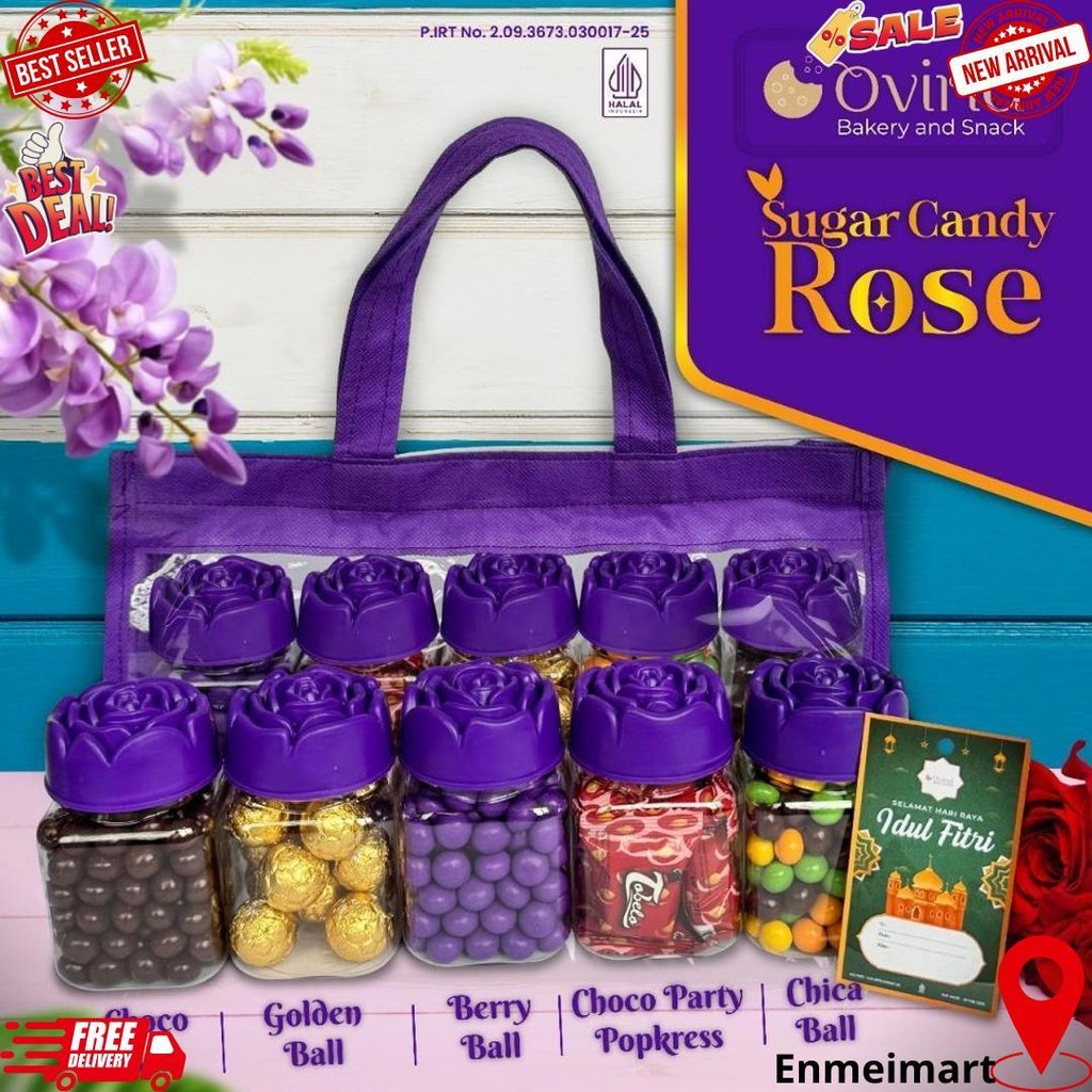 

Ovina Sugar Candy Rose Paket Hampers Natal / Idul Fitri Cokelat Coklat Enak Murah D Promo Puncak