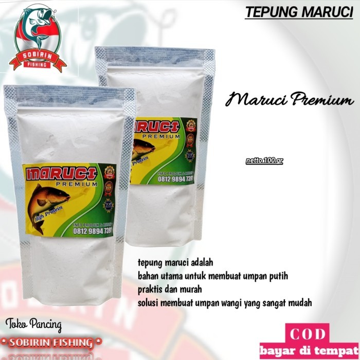 AJR99 UMPAN PANCING IKAN MAS TEPUNG MARUCI PREMIUM