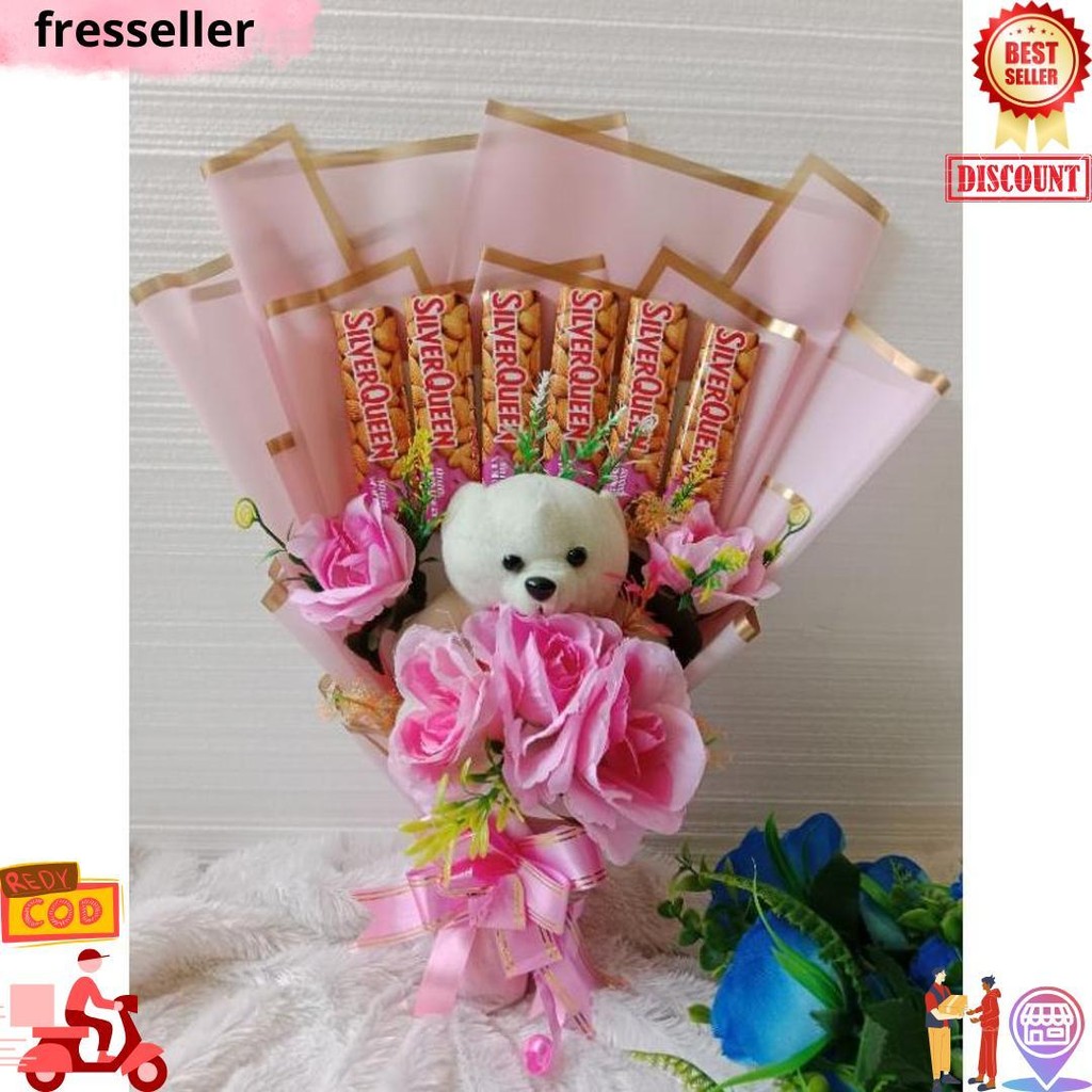 

Bucket Coklat Hadiah Valentine,Anniversary, Wisuda,Ultah Dll D Promo 2.2