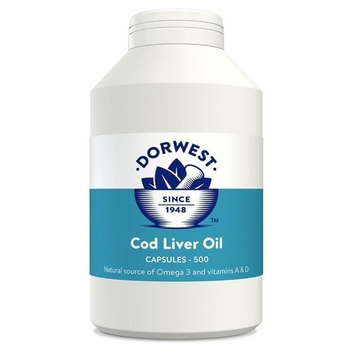 Dorwest COD LIVER OIL 500 - Vitamin minyak ikan anjing hewan fish oil