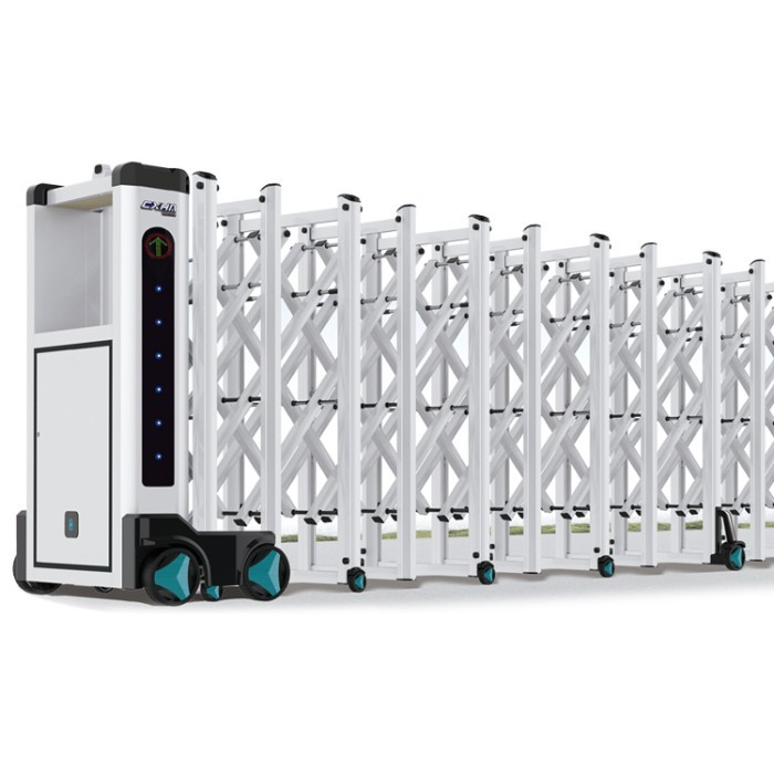 PRY88 AUTOMATIC RETRACTABLE ALUMINIUM FOLDING GATE PAGAR LIPAT OTOMATIS SLIM MODEL TERBARU CA-801