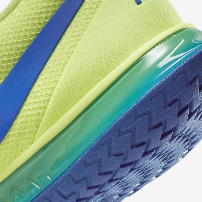 Sepatu Tennis Tenis Nike Court Zoom Cage 4 Rafa Nadal Light Lemon Original Istabila