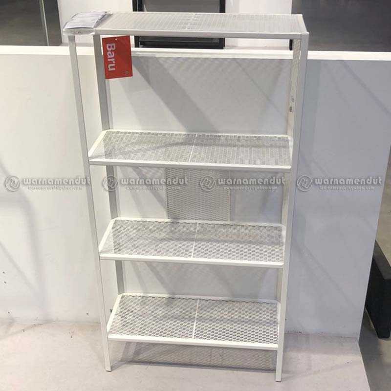 

WMO IK60483873 BAGG Rak dekorasi 4 susun tingkat besi 60x116x25cm