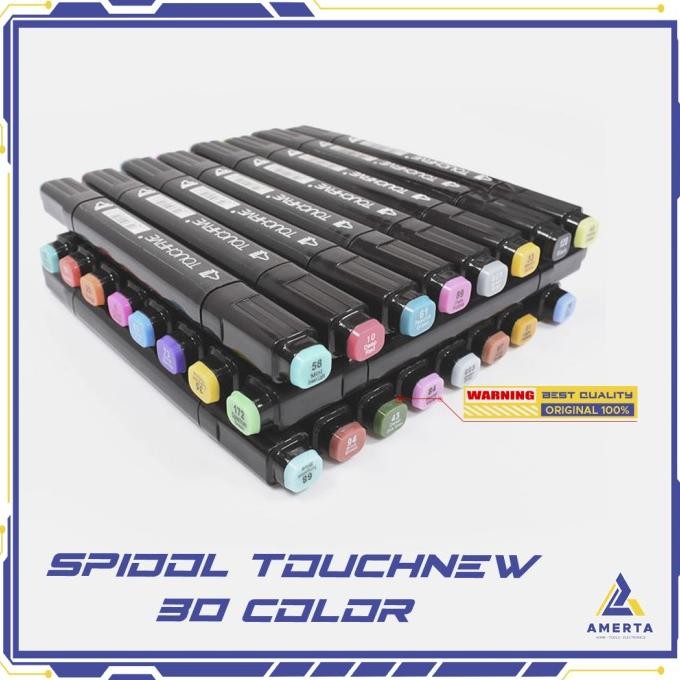 

Sale Touchnew Bv Spidol Dual Side Fine Art Marker 30 Color