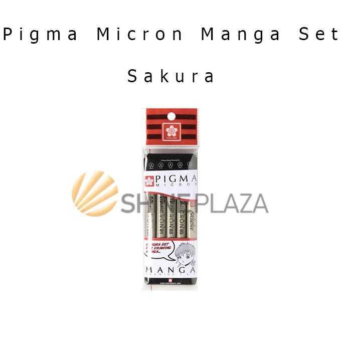 

Sale Sakura Pigma Micron Manga Drawing Pen Set - Pulpen Brush Spidol Gambar Hitam