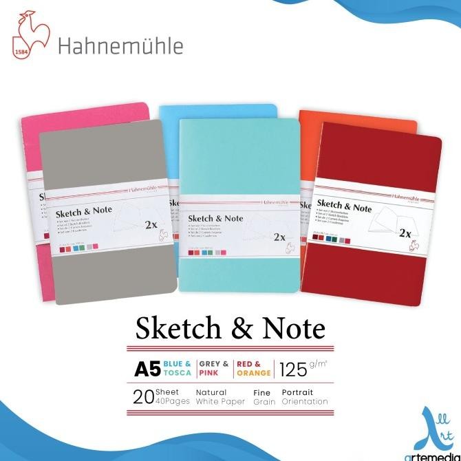 

Sale Buku Sketsa Hahnemuhle Sketch & Note A5 Stitch Bound Sketchbook