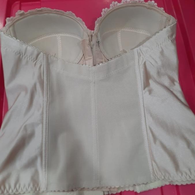 Sale Ladymarlene Monalisa Longtorso Warna Krem Asli Ori Uk 32B 34-40 Cup Ab