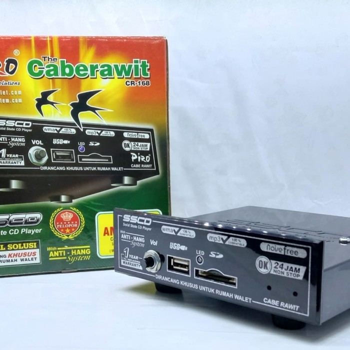 Player walet, audio walet, sound system, caberawit, mp3 player