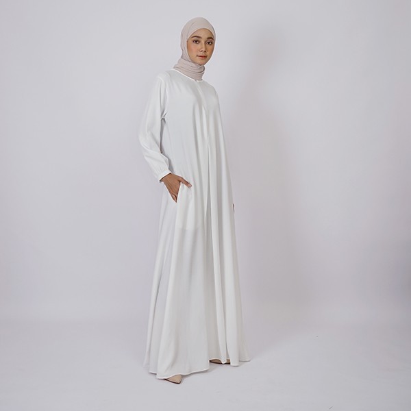 Alea Dress Broken White by BITA Tufine - S