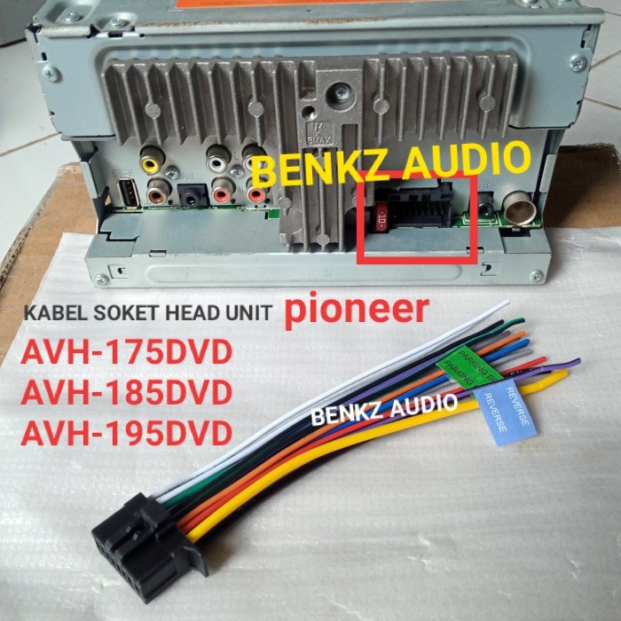 Kabel soket pioneer AVH-175DVD AVH-185DVD AVH-195DVD avh195dvd