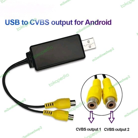 USB Video out Head unit Android / converter usb to rca video out