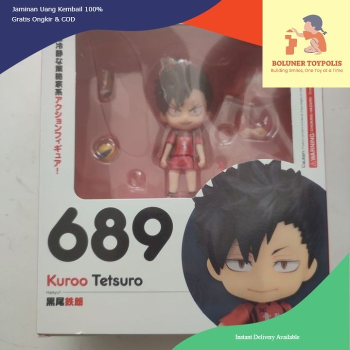 Promo  Nnedoroid Kuroo Tetsuro 689 Nendo Haikyuu PVC Anime Toy Figure Murah