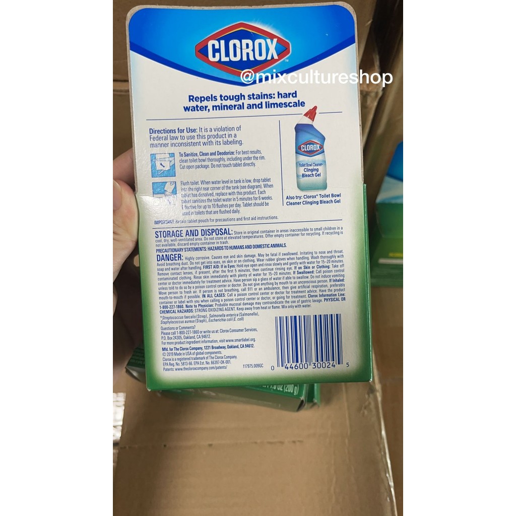 CLOROX AUTOMATIC TOILET BOWL CLEANER TABLETS