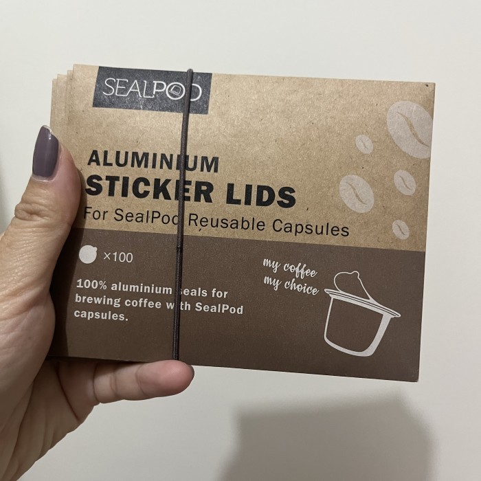Sealpod - Reusable Nespresso Capsule - Sticker Lids