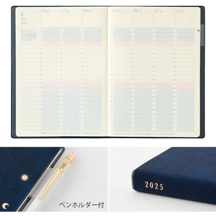 

Terlaris Midori 2025 Limited Edition Weekly Planner B6 Weekly Vertical Journal 2025 Ready Stock