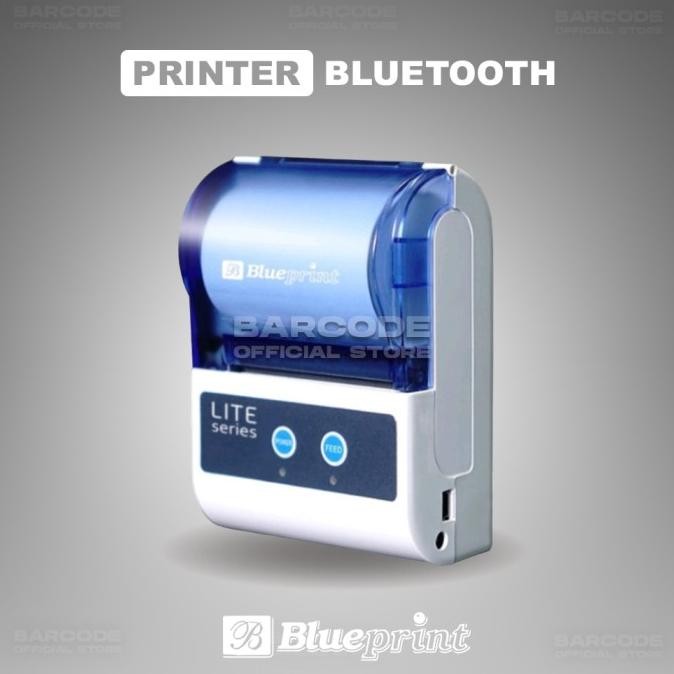 

Sale Printer Bluetooth Cetak Label Sticker & Kertas Thermal Blueprint Lite