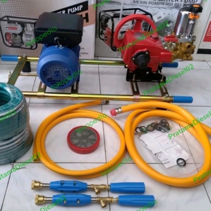 BARU Steam Dinamo Listrik Cuci Motor Mobil