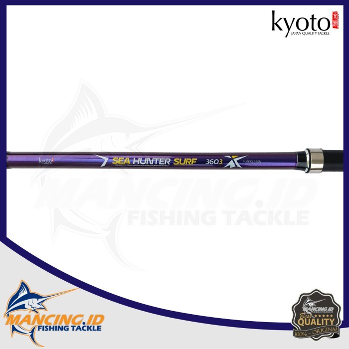 Kyoto Sea Hunter Surf Pure Carbon Joran Surf Sambung 3 Joran Pancing