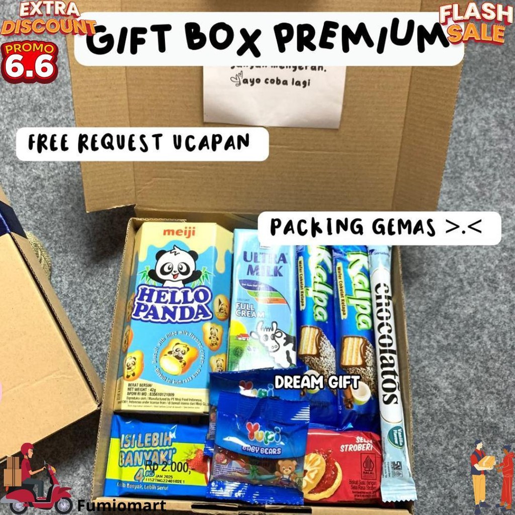 

Hampers Gift Box Premium Snack Box Kado Ulang Tahun Valentine Anniversary By Dream Gift D Termurah