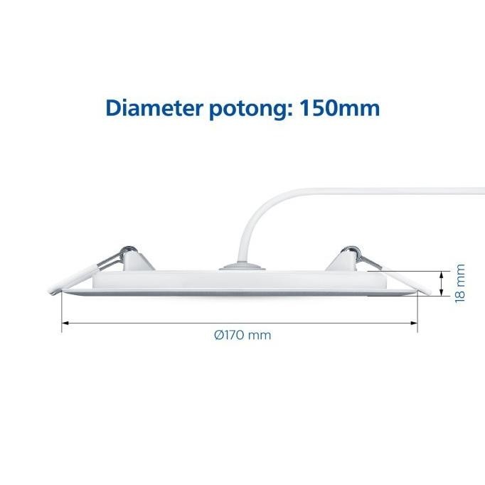Promo Lampu Philips Radiantline Downlight Meson Max Dl262 12W D150 65K Putih
