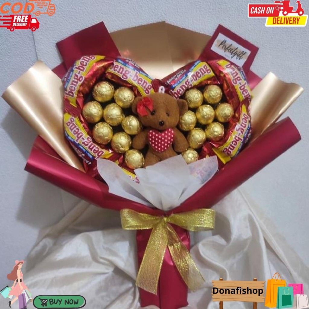 

Love Bouquet | Buket Coklat Love | Gift Valentine| Ulang Tahun D Termurah