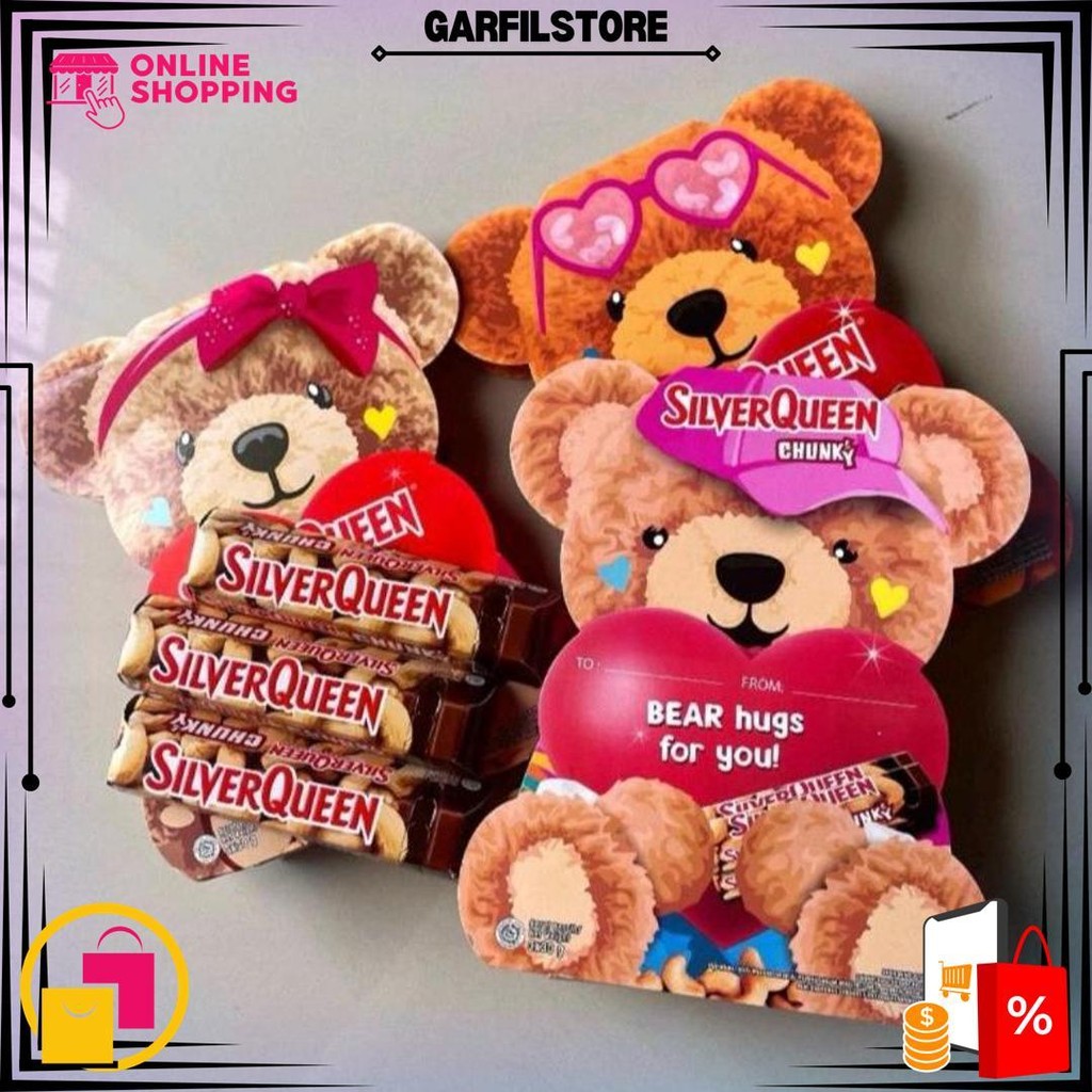

Silverqueen Chungky Bar Bear Beruang 26 Gr X 3 Pcs Edisi Valentine D Gratis Ongkir