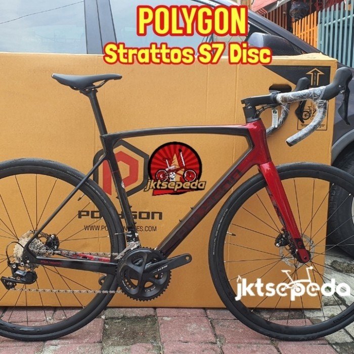sepeda Roadbike Polygon Strattos S7 Disc Brake