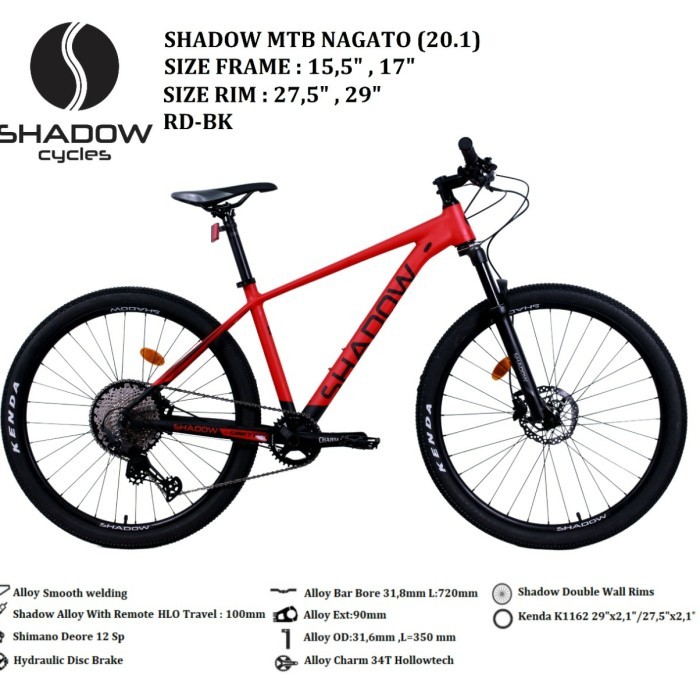 sepeda MTB shadow nagato 20 1