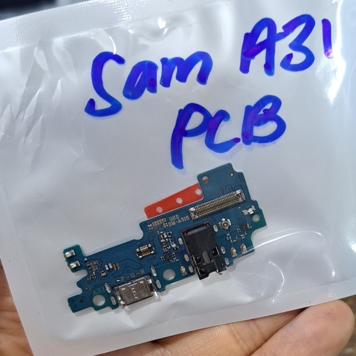 PCB PAPAN BOARD CONNECTOR KONEKTOR CHARGER CAS SAMSUNG A31 A315 ORI