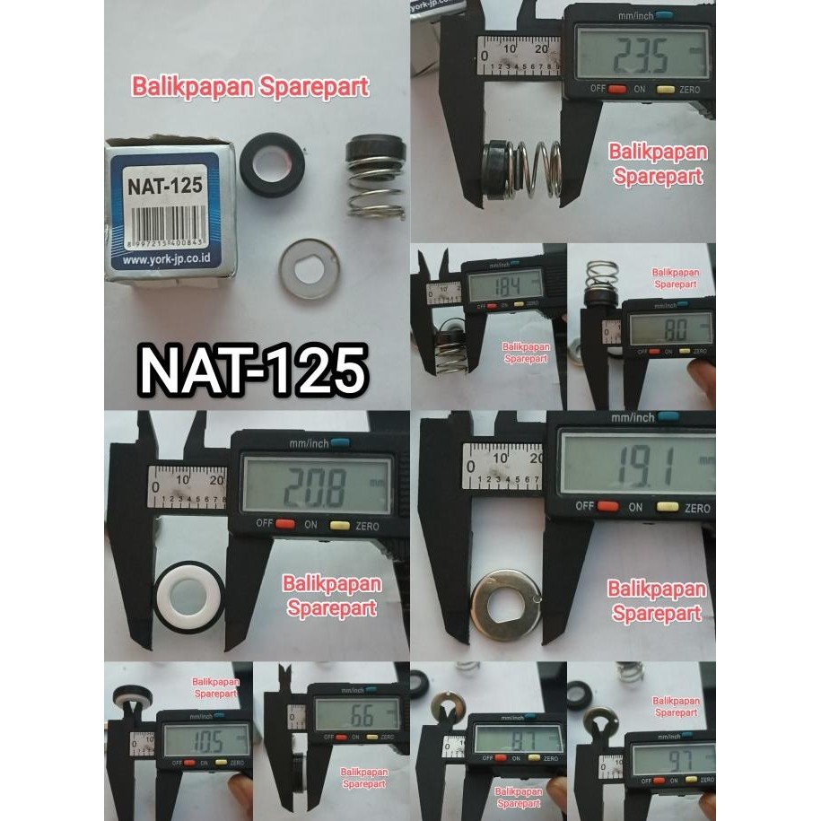 :<:<:<:<] Mechanical Seal Pompa Air 301 Shimizu Panasonic Sanyo Wasser Grundfoss