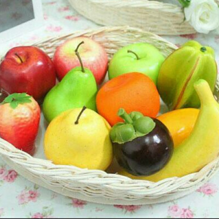 Buah Hias Pajangan Buah-Buahan Palsu Artificial Fruit Hiasan Meja