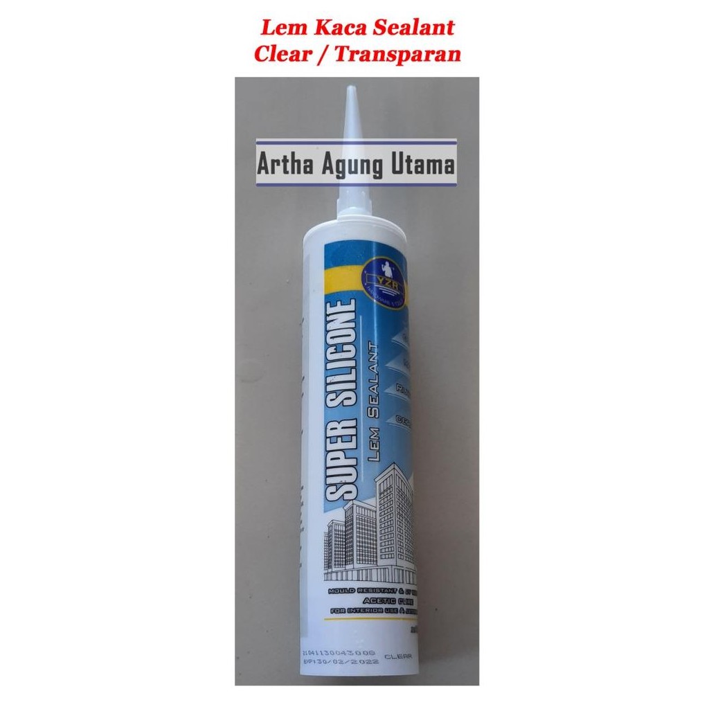 <<<<<] Silicone Sealant / Lem Kaca / Lem Aquarium Clear, Black, White 300gram
