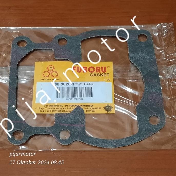 :::::::] Paking Gasket Silinder Blok Bawah Suzuki TSC TS 100 TS100 Fuboru