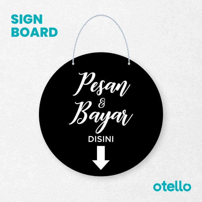 

Signage Pesan & Ambil Bayar Disini Signage Board Acrylic Papan O9Q4