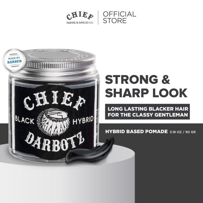 Sale Chief X Darbotz Black Hybrid - Pomade Penghitam Rambut 3,18Oz