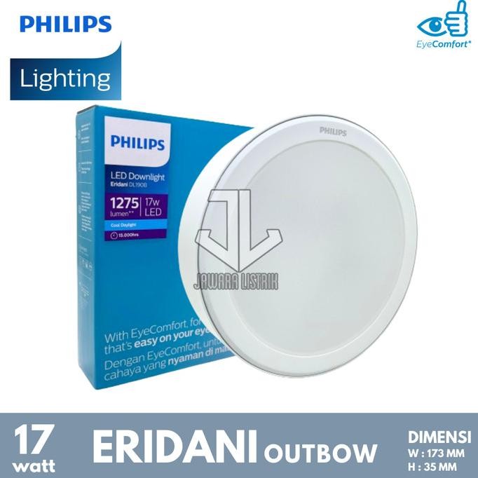 Murah Philips Eridani Lampu Plafon Ob Led Downlight Outbow Eridani 17 W