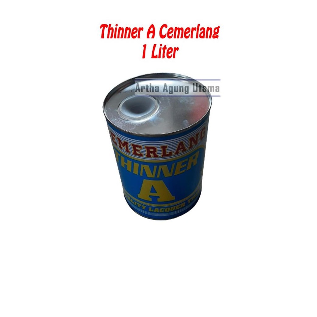 %%%%] Thinner / Thiner / Tiner A Cemerlang Campuran/Pengencer Cat (1 Liter)