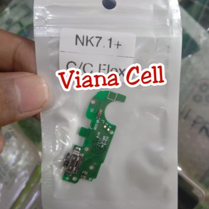 FLEXIBLE BOARD KONEKTOR CHARGER CAS NOKIA X7 7.1 PLUS ORI CONNECTOR