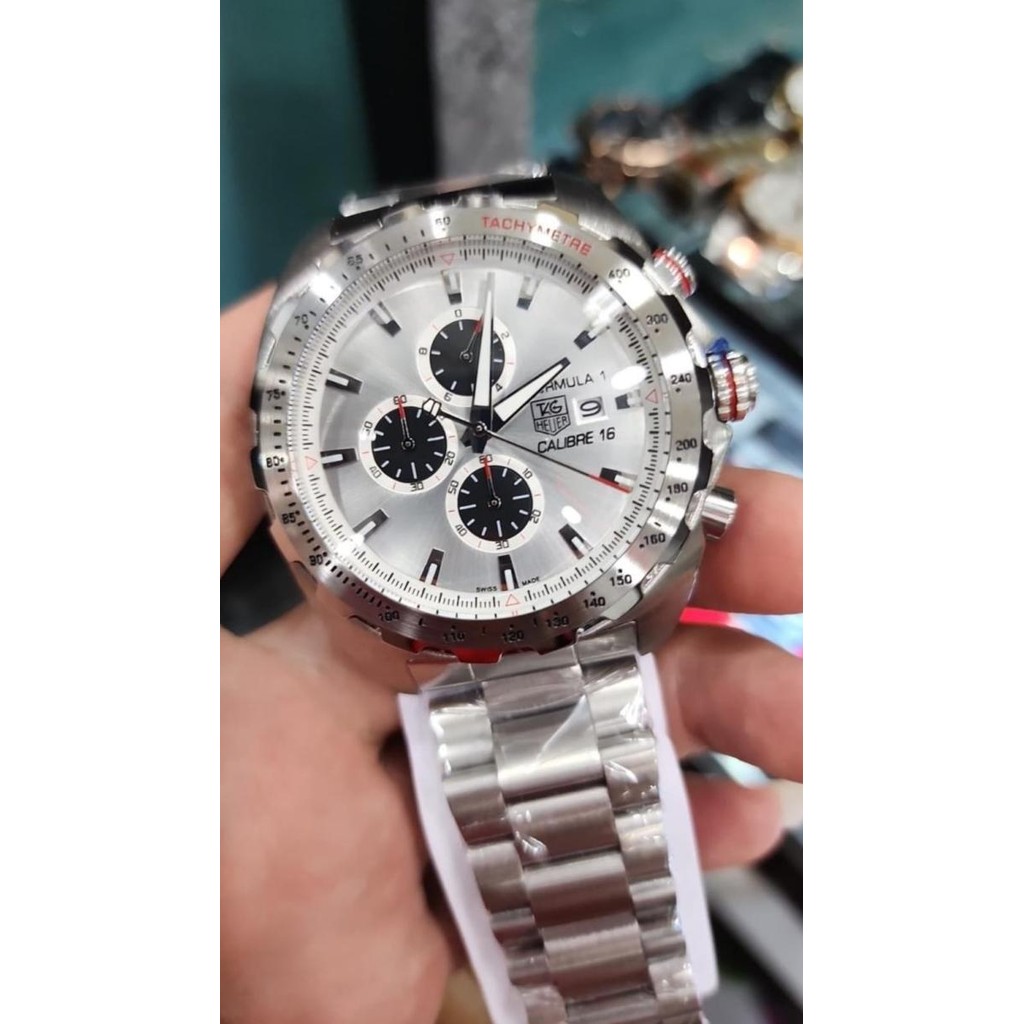 Grosir Jam Tangan Mewah Pria Th Tg75 Calibre 16 Formula 1 Chronograph Brown Jam Tangan Pria Luxury W