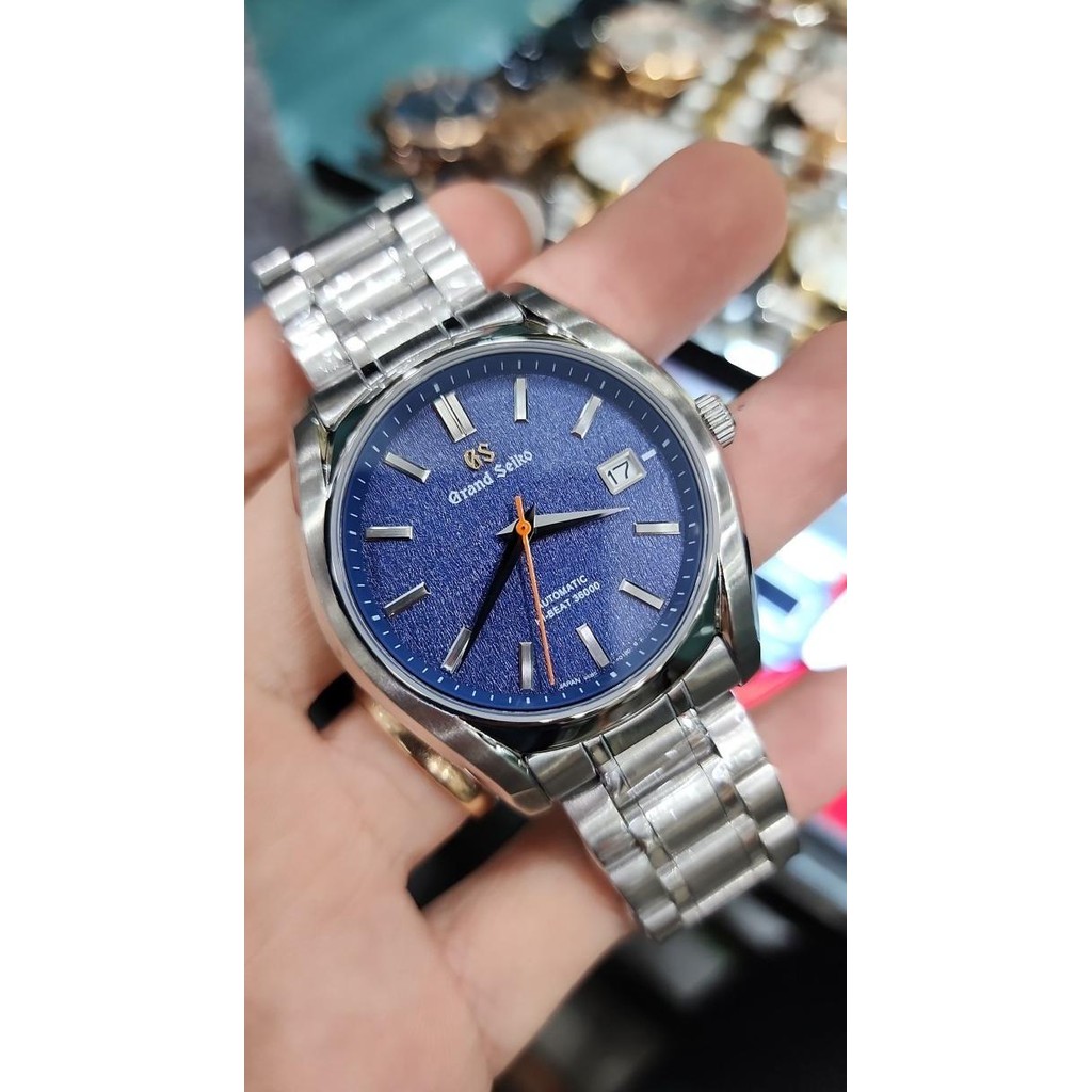 Sale Jam Tangan Mewah Pria Seiko Grand Seiko Hi Beat Slga009 Evolution 9 Collection White Motif Dial