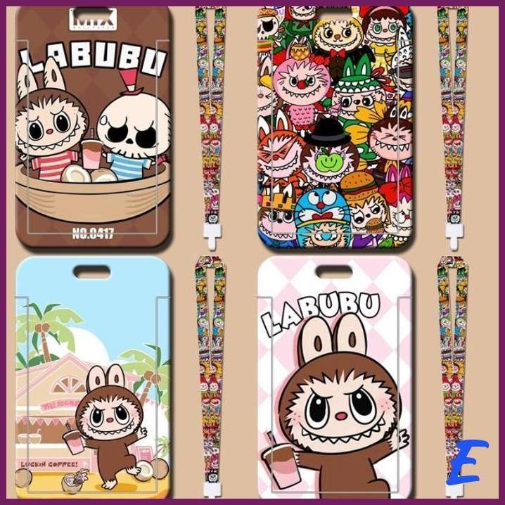

| STV | HFM - GANTUNGAN KARTU NAMA ID CARD HOLDER LABUBU LUCU