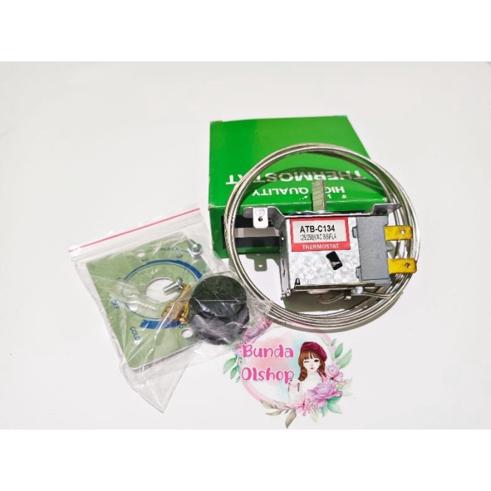 *****] Thermostat Kulkas C134 Termostat Kulkas 134 Pengukur Suhu Kulkas