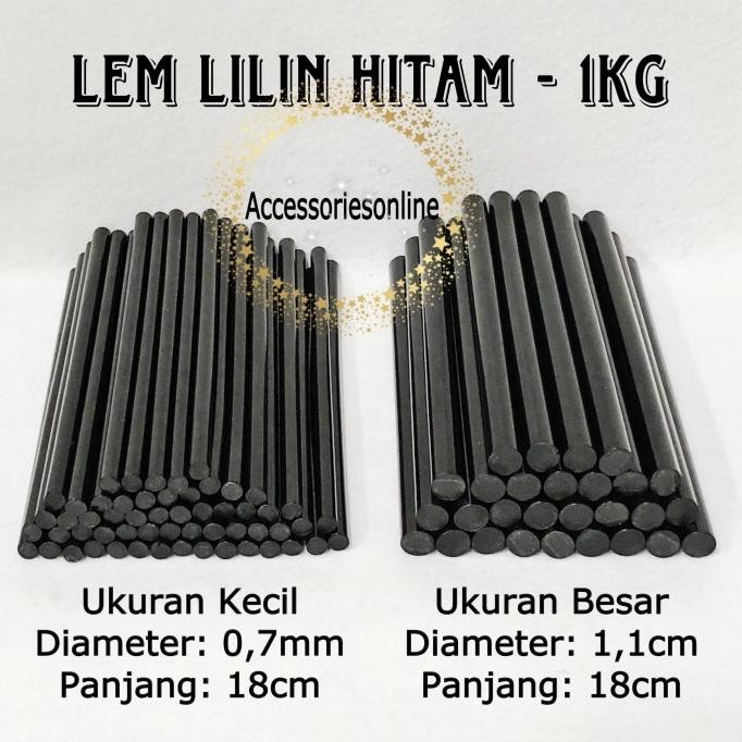 Lem Lilin Hitam 1Kg