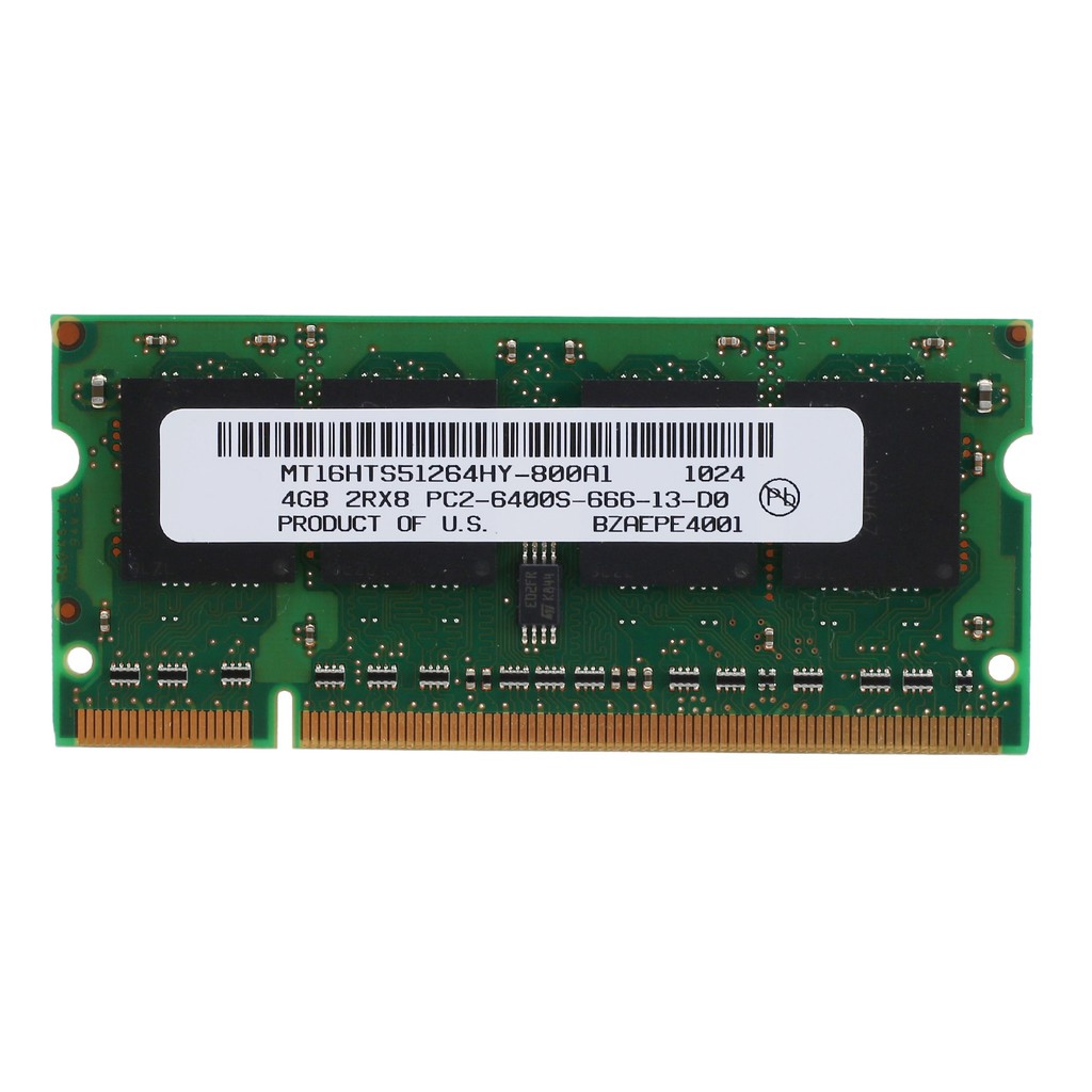 4GB DDR2 Laptop Ram 800Mhz PC2 6400 SODIMM 2RX8 200 Pins