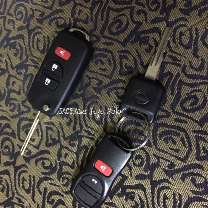 Key flip kunci lipat Nissan xtrail T30
