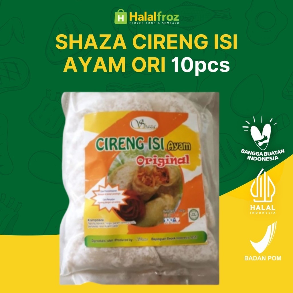 

Cireng Isi Ayam Original Shaza 10pcs 400gramGosend Ready, Paling murah, Terlaris