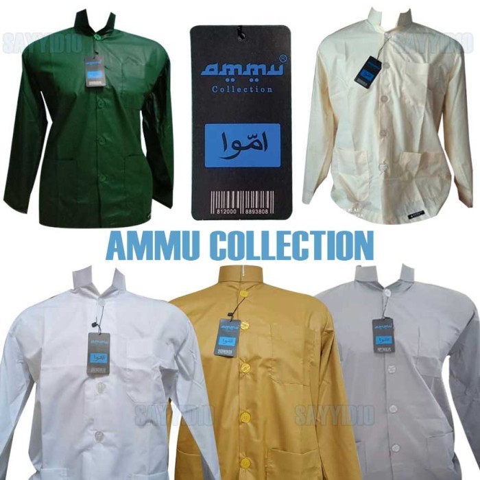 TERLARIS BAJU KOKO AMMU ASLI/KOKO AMU COLLECTION BAJU MUSLIM PRIA/TERMURAH/KOKO HAIBAH TERLARIS